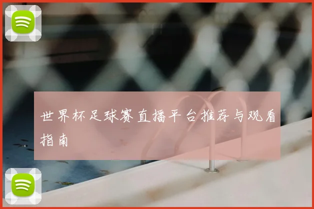 世界杯足球赛直播平台推荐与观看指南